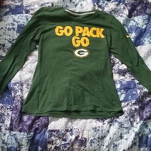 Womens long sleeve Packers Shirt
